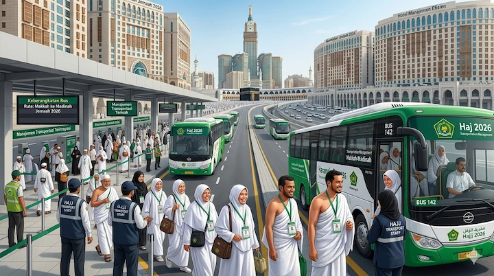 Dampak Positif Terhadap Manajemen Transportasi dan Akomodasi Jemaah 2026 - OneClick co id Dampak Positif Terhadap Manajemen Transportasi dan Akomodasi Jemaah 2026 - OneClick co id