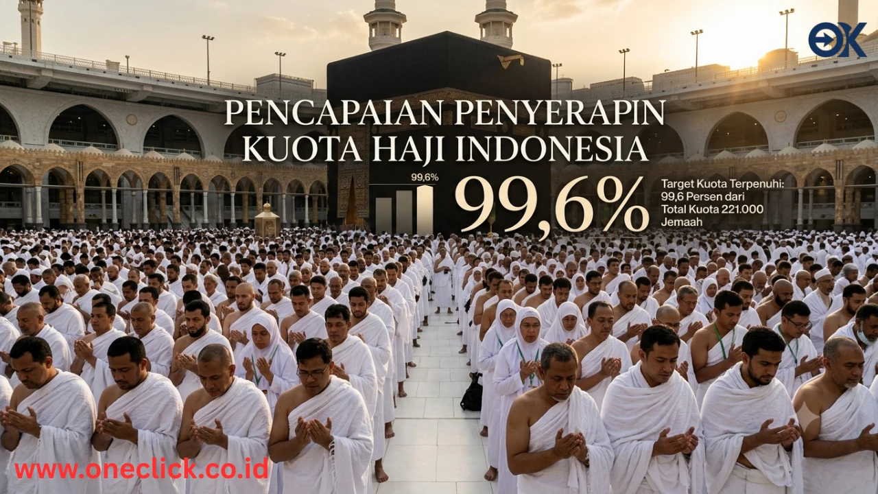 Penyerapan Kuota Haji 2026 Capai 99,6 Persen: Rekor Kemenag