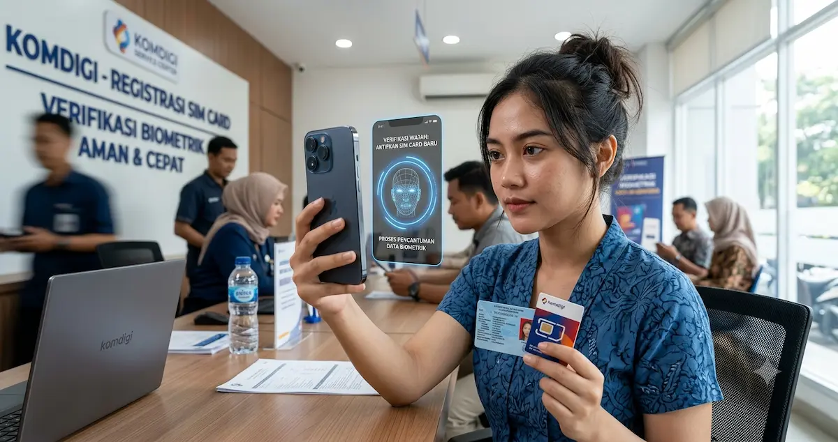 Cara Registrasi SIM Card Baru dengan Verifikasi Wajah Komdigi